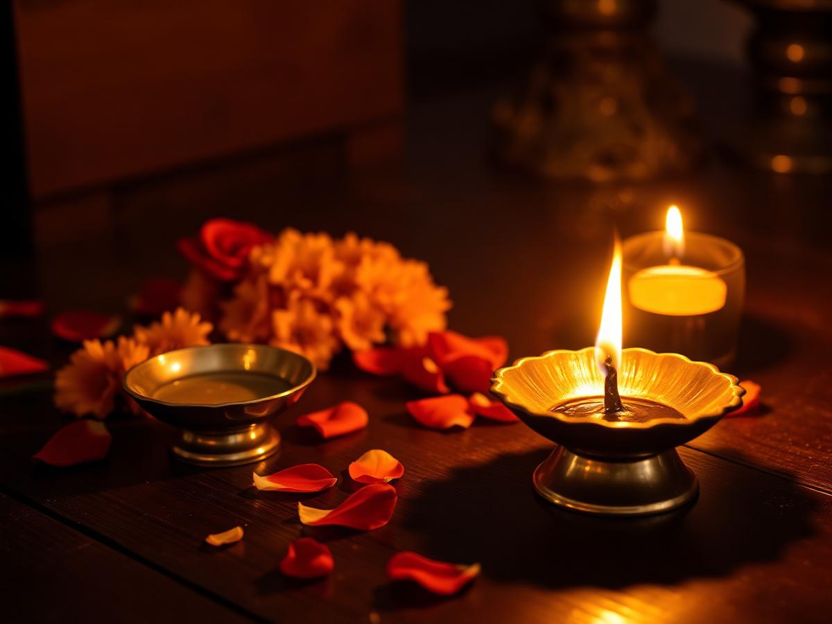 A tribute lamp in memory of our elders